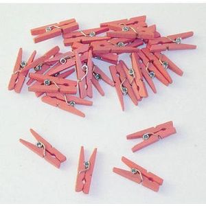 Folat - Wasknijpers roze - 24 stuks