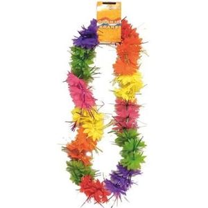 Folat - Hawaii krans mix kleuren tinsels - 57cm