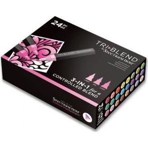 Sn-tble-eble24 Spectrum Noir - TriBlend marker set - Essential Blends - 72 kleuren - 24st