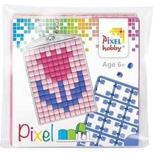 Pixelhobby - Startsetje medaillon - Roze Tulp
