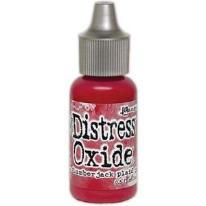 Ranger - Distress Oxide Re-Inker - Kleur Lumberjack Plaid - Flesje 14ml - Tdr-82385 Tim Holtz