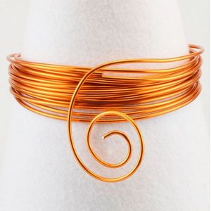 Aluminium wire - Saffron oranje - 2mm 5meter