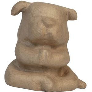 Sa222 Decopatch figuur - Bulldog Yoga - 14x14x12cm