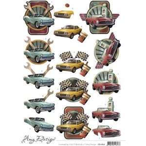 Cd11826 3D knipvel - Amy Design - Cars