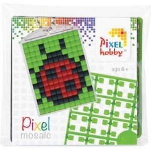 Pixelhobby - Startsetje medaillon - Lieveheersbeestje