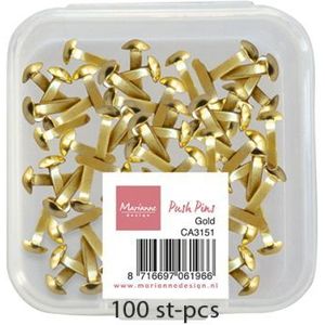 Ca3151 Push Pins - Gold - 100stuks 3mm