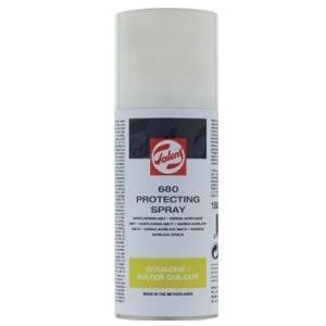 680 Protecting spray  voor Gouache en watercolourverven - Spuitbus 150ml