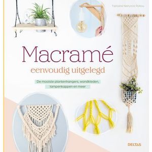 Boek - Macrame eenvoudig uitgelegd - Tiphaine Neirynk Poitou - 22x22cm