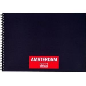 Talens Amsterdam - Blackbook A3 - Glad papier - 250grams - 30vel