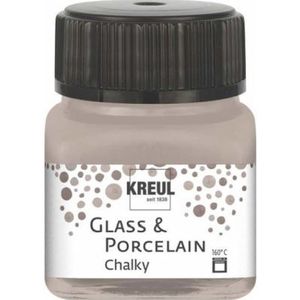 16641 Glass en porcelain chalky - Kleur Noble nougat - Potje 20ml