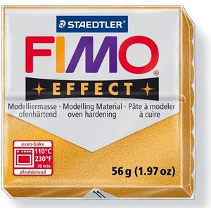 Fimo effect 8020-11 oven hardende klei 110 graden in de kleur goud - 56gram