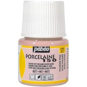 24121 Pebeo Porcelaine 150 Flacons - Kleur 121 Powder Pink mat