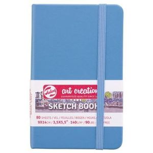 Talens Art Creation - Schetsboek - 9x14cm - Lichtblauw - 80 vellen 140grams papier