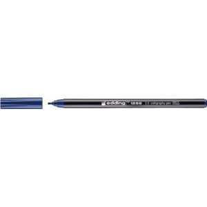 Edding - E-1255 Kalligrafie pen - Kleur 017 Blauw - 2.0mm - Platte punt