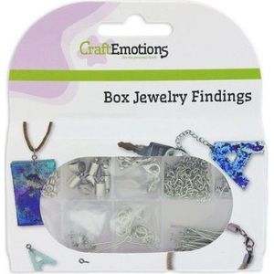 Craft Emotions - Box sieraden onderdelen - 345 stuks