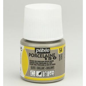 24054 Pebeo Porcelaine 150 - Kleur taupe - Plastic Flacon 45ml