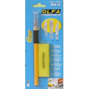 Olfa - Ak-4 - Art Knife pro snijmes met 4x extra mesjes