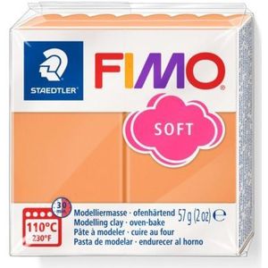 Fimo soft - 8020-T41 in de kleur Papaya Sorbet - pakje 57gr