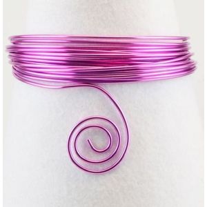 013 Aluminium wire 2mm 5m - Lavender