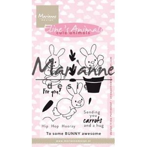 Ec0178 Eline's cute animals - bunnies
