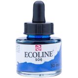 Talens Ecoline - Pipet potje 30ml - Kleur 506 Ultra marine donker