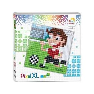 41034 Pixelhobby - XL Pixel gift set - Voetballer