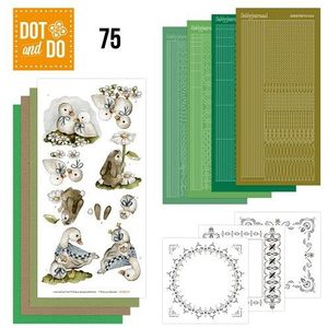Dodo-075 Hobbydots -Dot en do - Spring animals - Lente dieren
