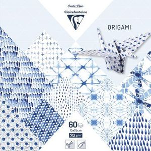 95349 Clairfontaine - Origami 70grams - 60vel - 15x15cm