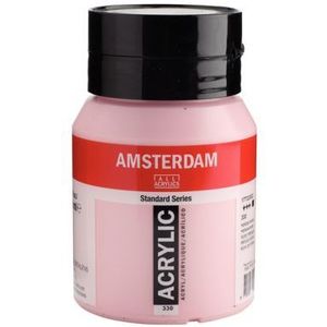 Amsterdam acrylverf - Kleur 330 Perzisch roze - Verpakt in een pot van 500ml