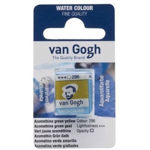 Van Gogh - Aquarelverf napje - Kleur 296 Azogroen geel