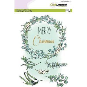 3015 Clearstamp A5 - Eucalyptus krans Merry Christmas