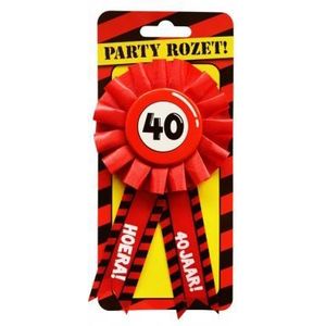 Party rozet - 40 jaar
