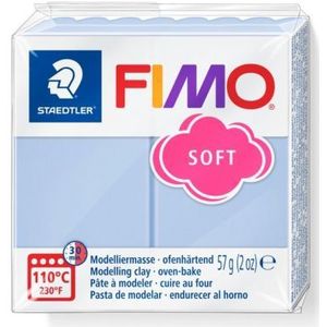 Fimo soft - 8020-T31 in de kleur Serenity Blue - pakje 57gr