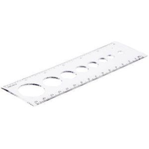 Circle size ruler 15cm/6inch