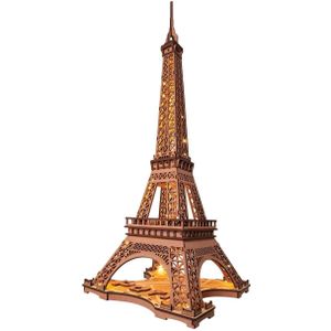 Robotime Rolife - Night of the Eiffel Tower - TGL01 - Eiffeltoren - Bouwpakket - Knutselen - DIY