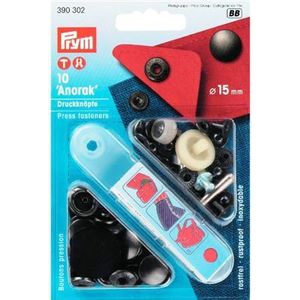 Prym - Naaivrije drukknopen - Brons - 15mm 10stuks - Inclusief gereedschap