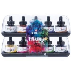 9902 Ecoline set mixing colours 10x Pipet potjes met 30ml