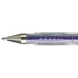 Uni-ball Signo Sparkling UM-120SP - Gelpen roller - 1mm - Glitter violet/paars