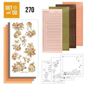 Hobbydots - Dodo-270 Dot en do - Amy Design - Frosted Gold Christmas