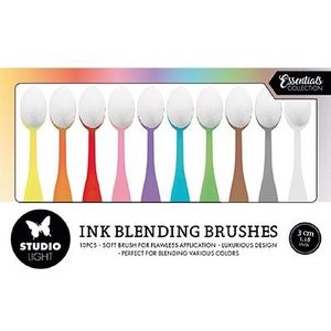 Sl-es-bbru08 Studio Light - Ink Blending Brushes nr08 - Borstelkop 30mm - Set 10st