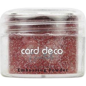 007 Card deco essentials - Embossing powder Glitter red - potje 30gr