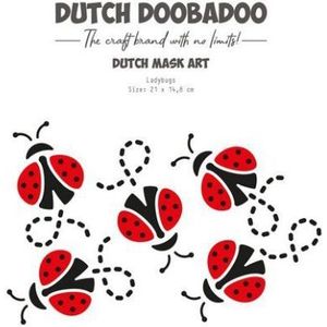 470784213 Dutch Doobadoo mask art - Lieveheersbeestje - A5 - 21x14,8cm