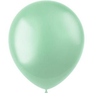 Ballonnen Radiant Minty Green Metallic - 50st