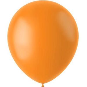 Ballonnen Tangerine Orange Mat - 50st