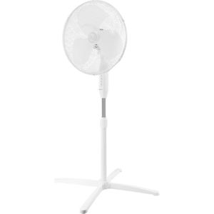 Inventum VST400W - Statiefventilator - 3 snelheden - 40 cm - 80° oscillatie - Hoogte verstelbaar - Wit