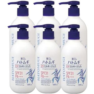 KUMANO COSME - Reihaku Hatomugi UV Milky Gel SPF31 PA+++ - 250g (6ea) Set