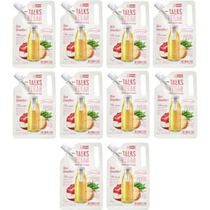 MISSHA Talks Vegan Squeeze Pocket Sleeping Mask - Skin Smoother - 10g (10ea) Set