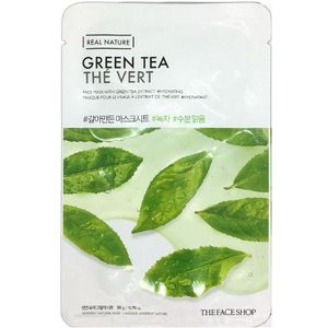 [PROMOTIE]THE FACE SHOP - Real Nature Face Mask - Green Tea - 1stuk