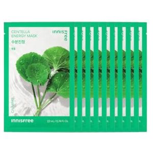 innisfree - Energy Mask - Centella - 10pcs Set