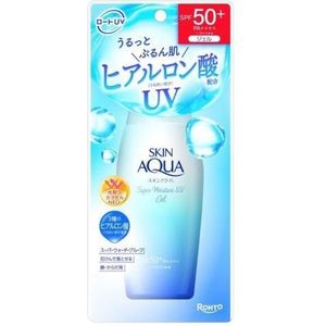 [Deal] Rohto Mentholatum  - Skin Aqua UV Super Moisture Gel Hydrating Sunscreen SPF50+/PA++++ - 110g - White